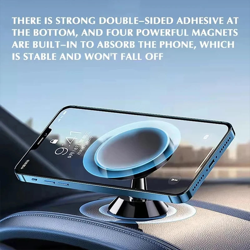 Car Phone Holder Magnetic Universal Magnet Phone Mount for iPhone for Samsung in Car Mobile Cell Phone Holder Stand GPS Support