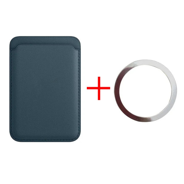 MagSafe Magnetic Leather Wallet Case for iPhone