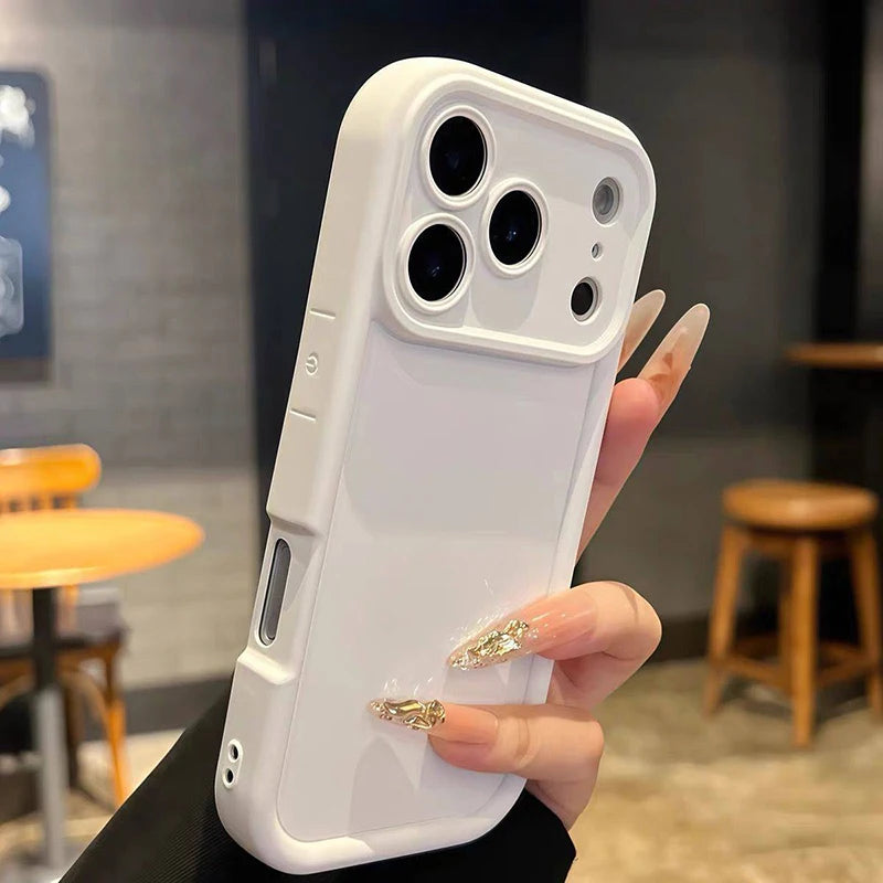 Camera Protection Candy Color Silicone Case for iPhone