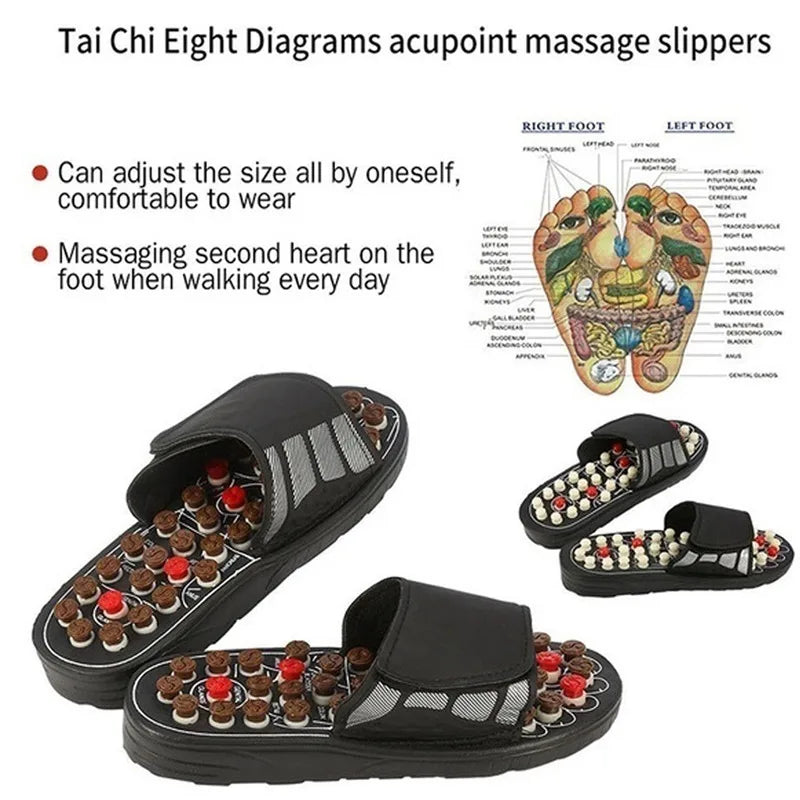 Acupoint Massage Slippers - Reflexology Foot Massager Sandals