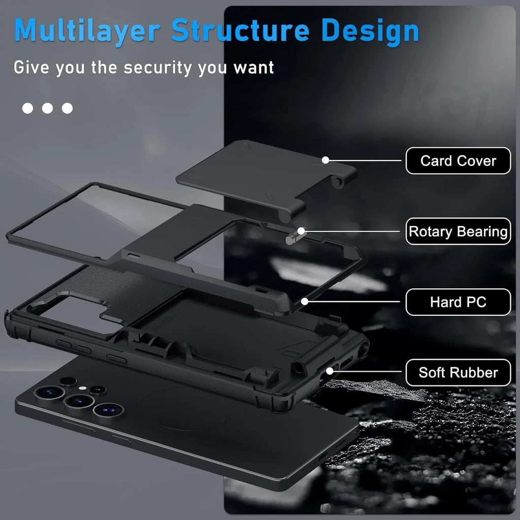 Samsung Galaxy Card Holder Wallet Case