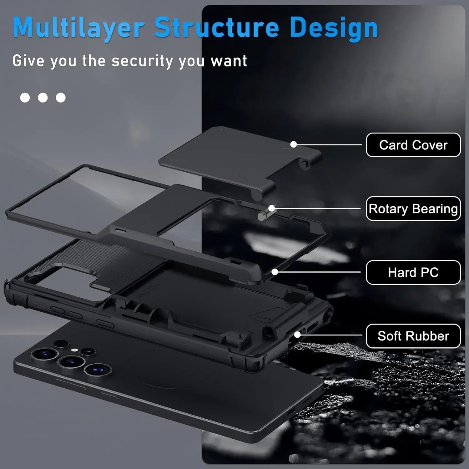 Samsung Galaxy Card Holder Wallet Case