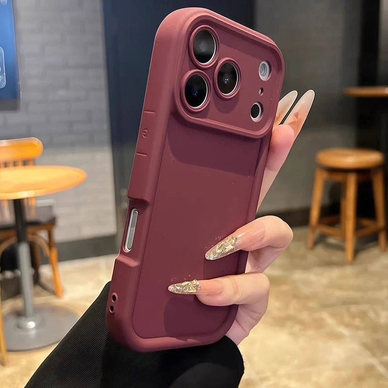 Camera Protection Candy Color Silicone Case for iPhone