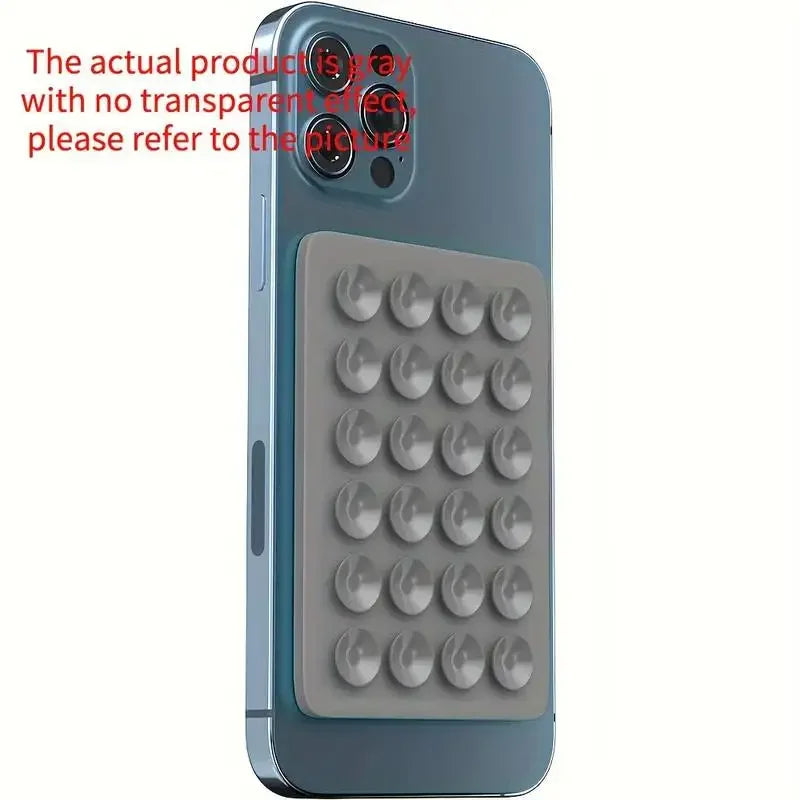 Silicone Suction Phone Holder Mat - Anti-Slip Wall Mount