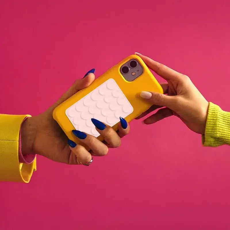 Silicone Suction Phone Holder Mat - Anti-Slip Wall Mount