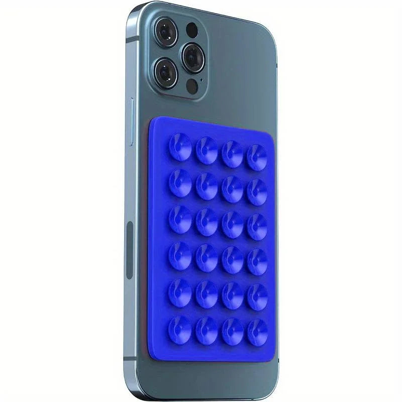 Silicone Suction Phone Holder Mat - Anti-Slip Wall Mount