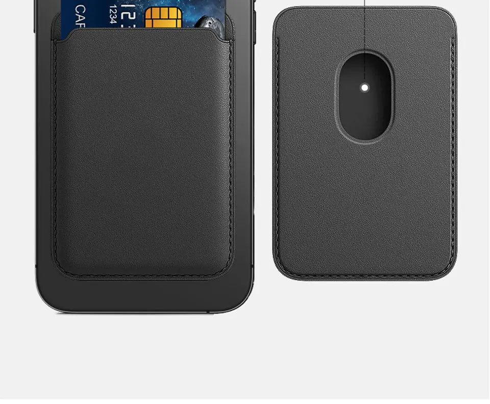 MagSafe Magnetic Leather Wallet Case for iPhone