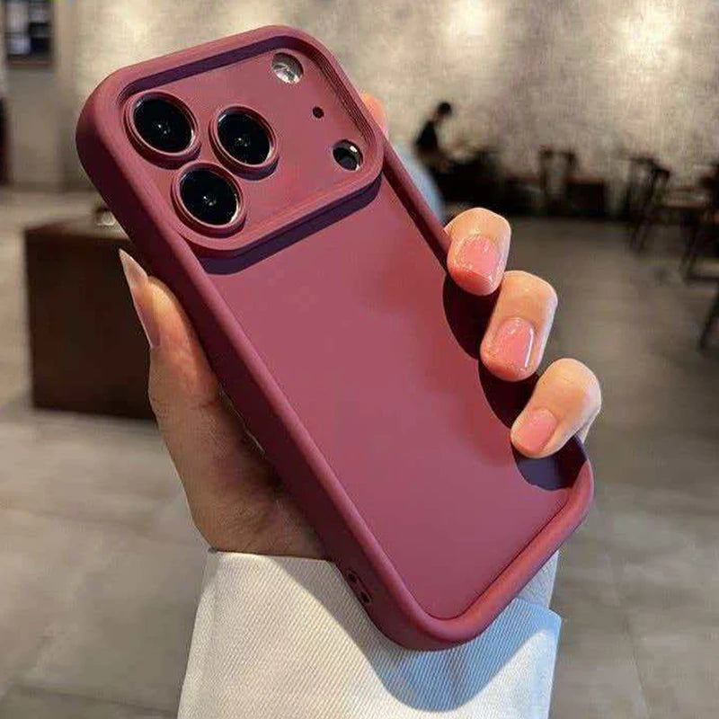 Camera Protection Candy Color Silicone Case for iPhone