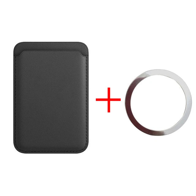 MagSafe Magnetic Leather Wallet Case for iPhone