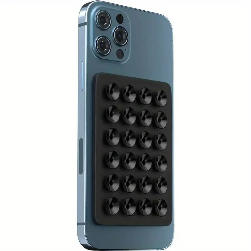 Silicone Suction Phone Holder Mat - Anti-Slip Wall Mount