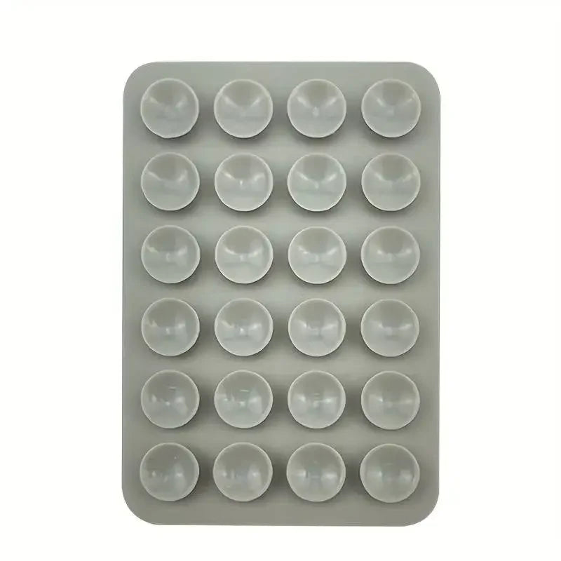 Silicone Suction Phone Holder Mat - Anti-Slip Wall Mount