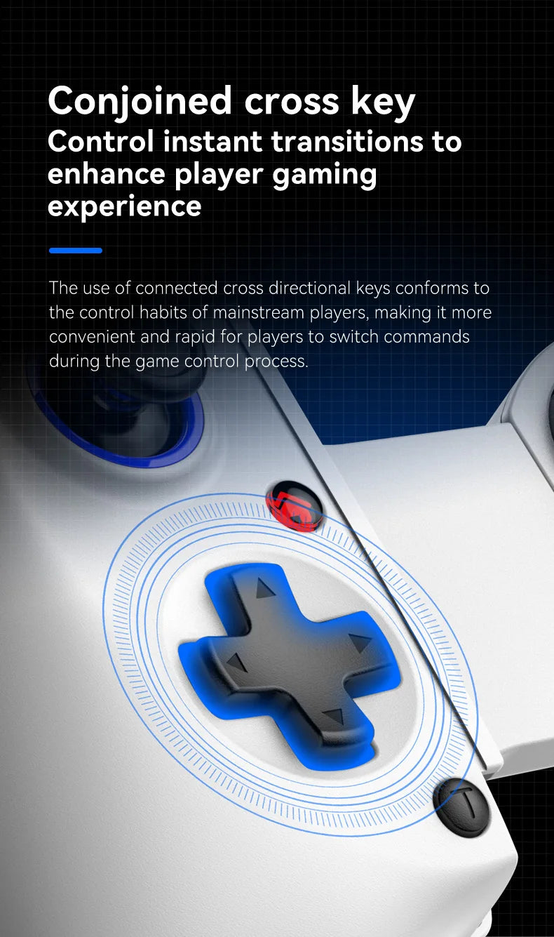 D11 Stretchable Game Controller Hall Trigger Supports Android Phone/Tablet/Switch/PC/iOS/XBOX Streaming Controller