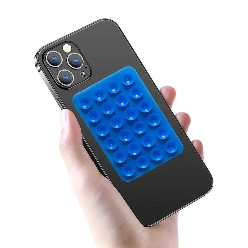 Silicone Suction Phone Holder Mat - Anti-Slip Wall Mount