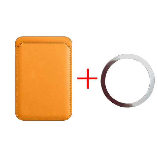 MagSafe Magnetic Leather Wallet Case for iPhone