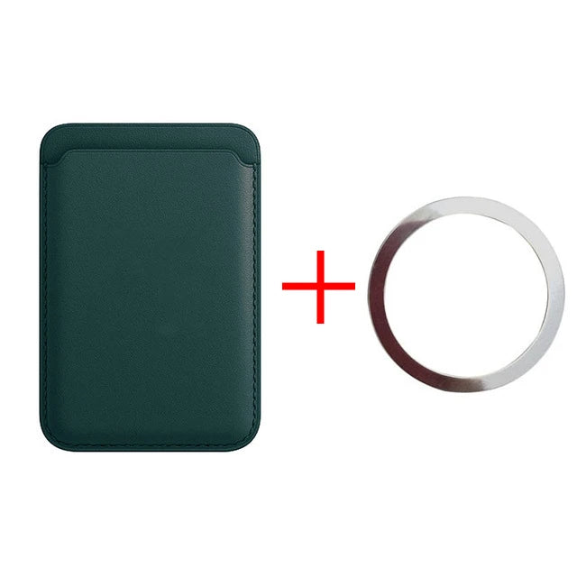 MagSafe Magnetic Leather Wallet Case for iPhone