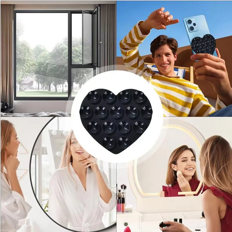 Heart Shaped Suction Cup Phone Holder