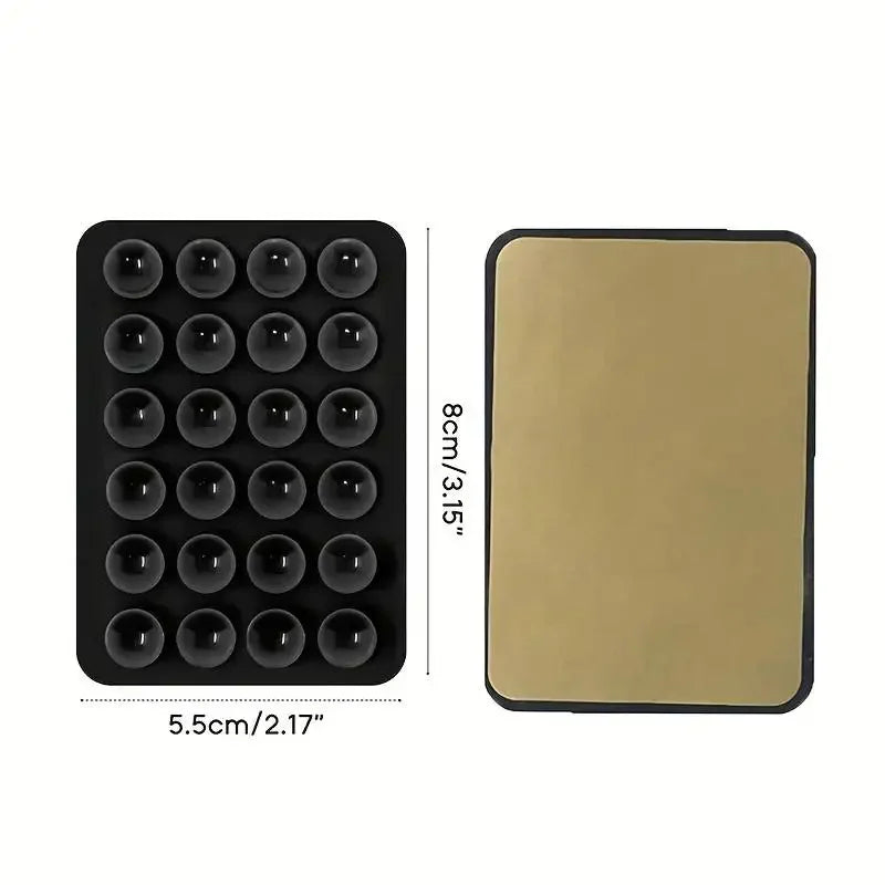 Silicone Suction Phone Holder Mat - Anti-Slip Wall Mount