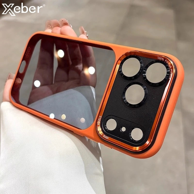 Luxury Camera Protection Transparent Case for iPhone