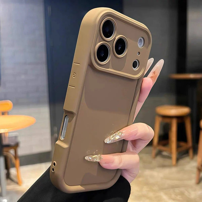 Camera Protection Candy Color Silicone Case for iPhone