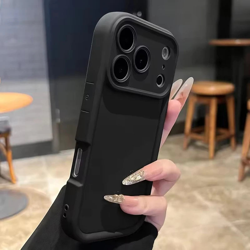 Camera Protection Candy Color Silicone Case for iPhone